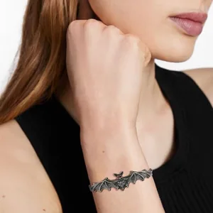 Bat Bangle, stainless steel, 36 in, another view