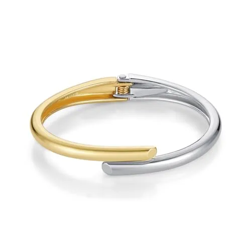 Open Bangle, gold-plated steel, gold