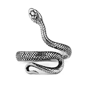 Snake Ring, stainless steel, another view