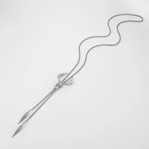 Witcher Bull Head Pendant, stainless steel, another view