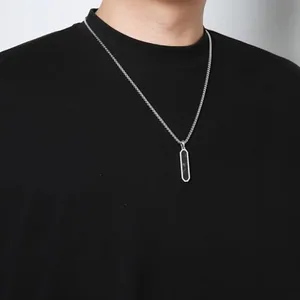 Dog Tag, stainless steel, silver, another view