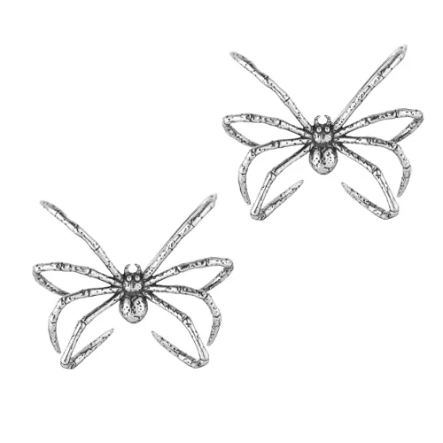 Spider Spider Web Earrings, stainless steel