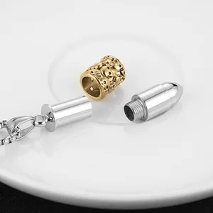 Skull Bullet Head Chain, stainless steel, another view