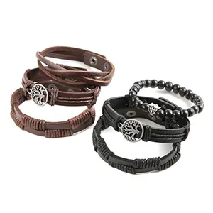 Tree Of Life Bracelet, leather, another view