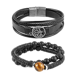 Tree Of Life Bracelet, leather, another view