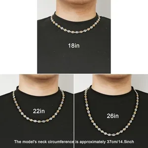 Coffee Bean Chain, stainless steel, another view