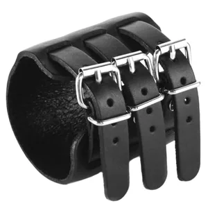 Strap Gauntlets, leather, another view