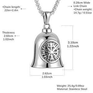 Gremlin Bell, stainless steel, another view