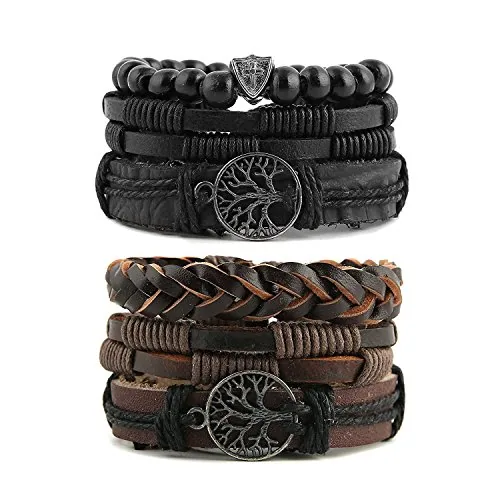 Tree Of Life Bracelet, leather