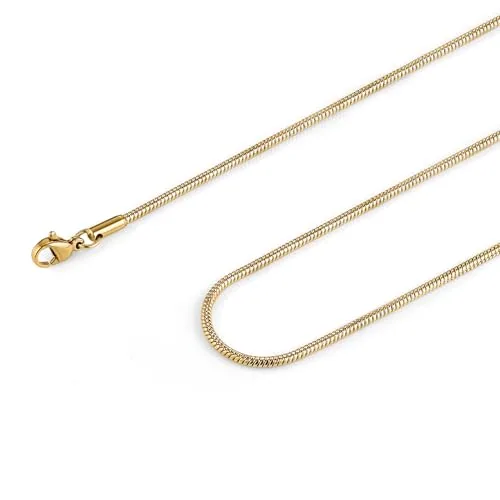 Snake Chain, stainless steel, snake link