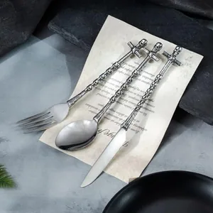 Cross Flatware Set, stainless steel, another view