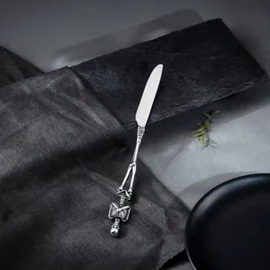 Skull Dinner Flatware Set, stainless steel, another view