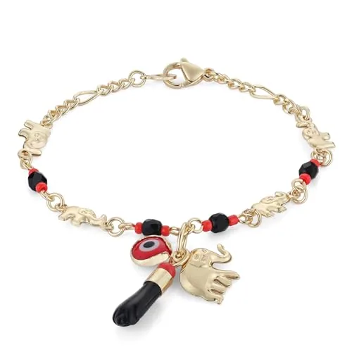 Evil Eye Bracelet, gold