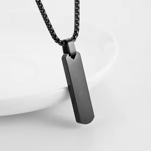 Bar Pendant, stainless steel, black, another view