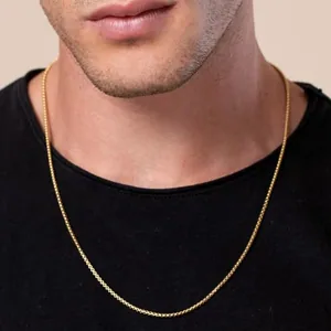 Chain, stainless steel, box link, 2–6 mm, another view