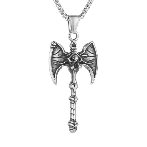 Viking Axe Pendant, stainless steel