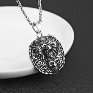 Skull Head Pendant, stainless steel, another view