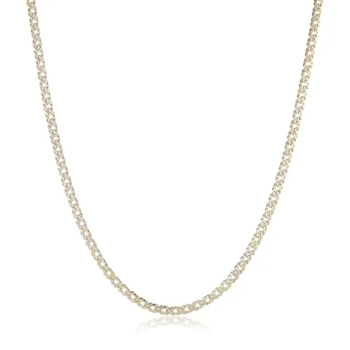 Snake Chain, gold-plated steel, Figaro link, 24 in, gold