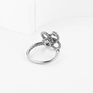 Snake Fidget Spinner Ring, stainless steel, another view