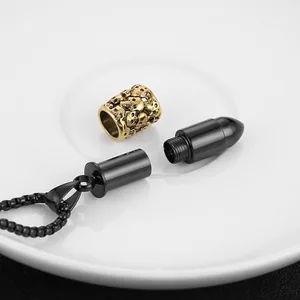 Skull Bullet Head Chain, stainless steel, another view