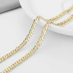 Snake Chain, gold-plated steel, Figaro link, 24 in, gold, another view