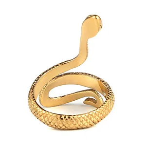 Snake Ring, stainless steel, another view