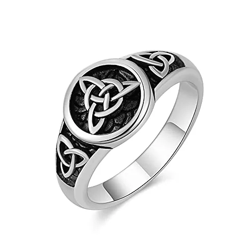 Celtic Knot Ring, stainless steel