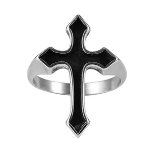 Christian Ring, stainless steel, another view