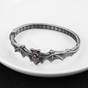 Bat Bangle, stainless steel, 36 in, another view
