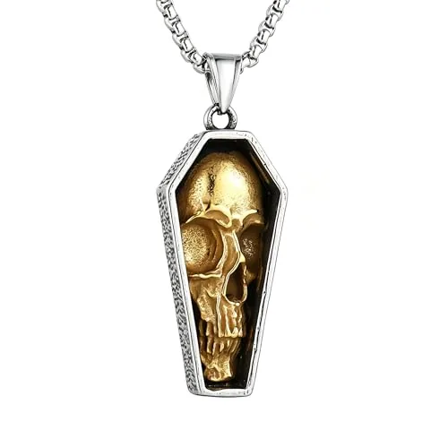 Two-Tone Pendant, stainless steel, two-tone