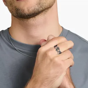 Crown Of Thorns Ring, stainless steel, another view