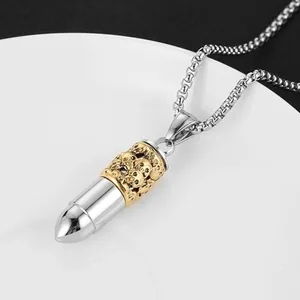 Skull Bullet Head Chain, stainless steel, another view