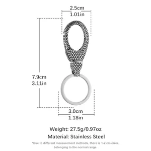 Car Motorcycle Keychain, stainless steel, another view