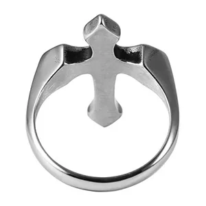Christian Ring, stainless steel, another view
