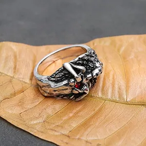 Medusa Ring, stainless steel, another view