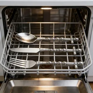 Cross Flatware Set, stainless steel, another view