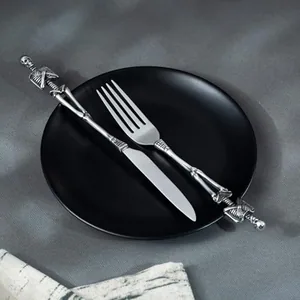 Skull Dinner Flatware Set, stainless steel, another view